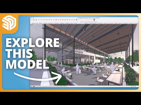 Exploring the SketchUp 2026 Model — LIVE!