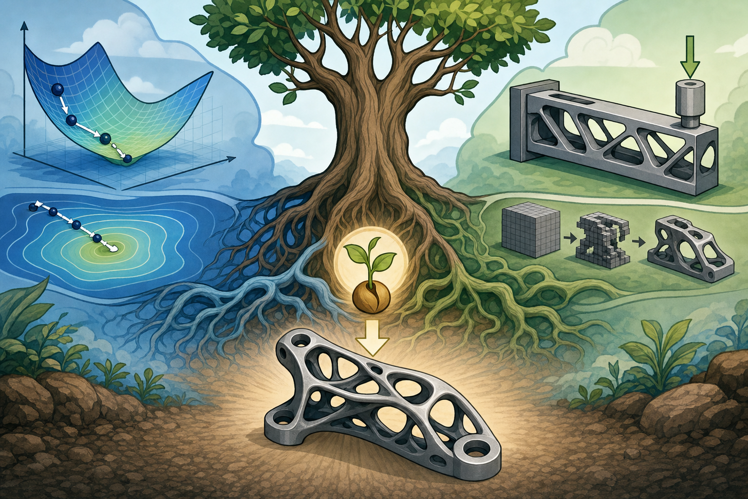 Design Software History: Generative Design's Roots in Optimization and Topology Optimization