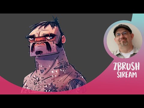 Square Headed Feller - Stylized ZBrush Sculpt Part 1 | Shane Olson