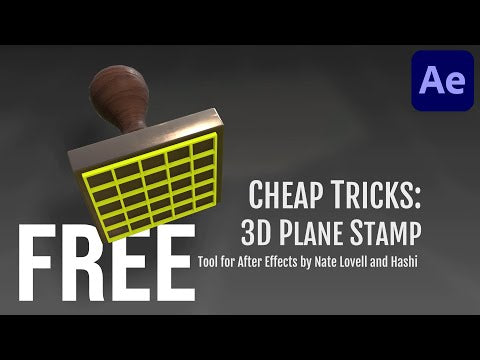 Cheap Tricks - FREE SCRIPT 3D Plane Stamp
