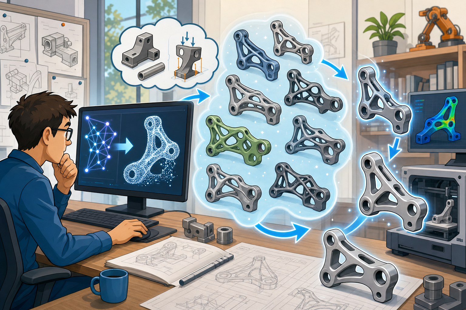 Generative Workflows Are Rebuilding Mechanical Concept Development