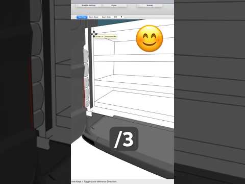The BEST Way to Equally Space Shelves #sketchup #shorts