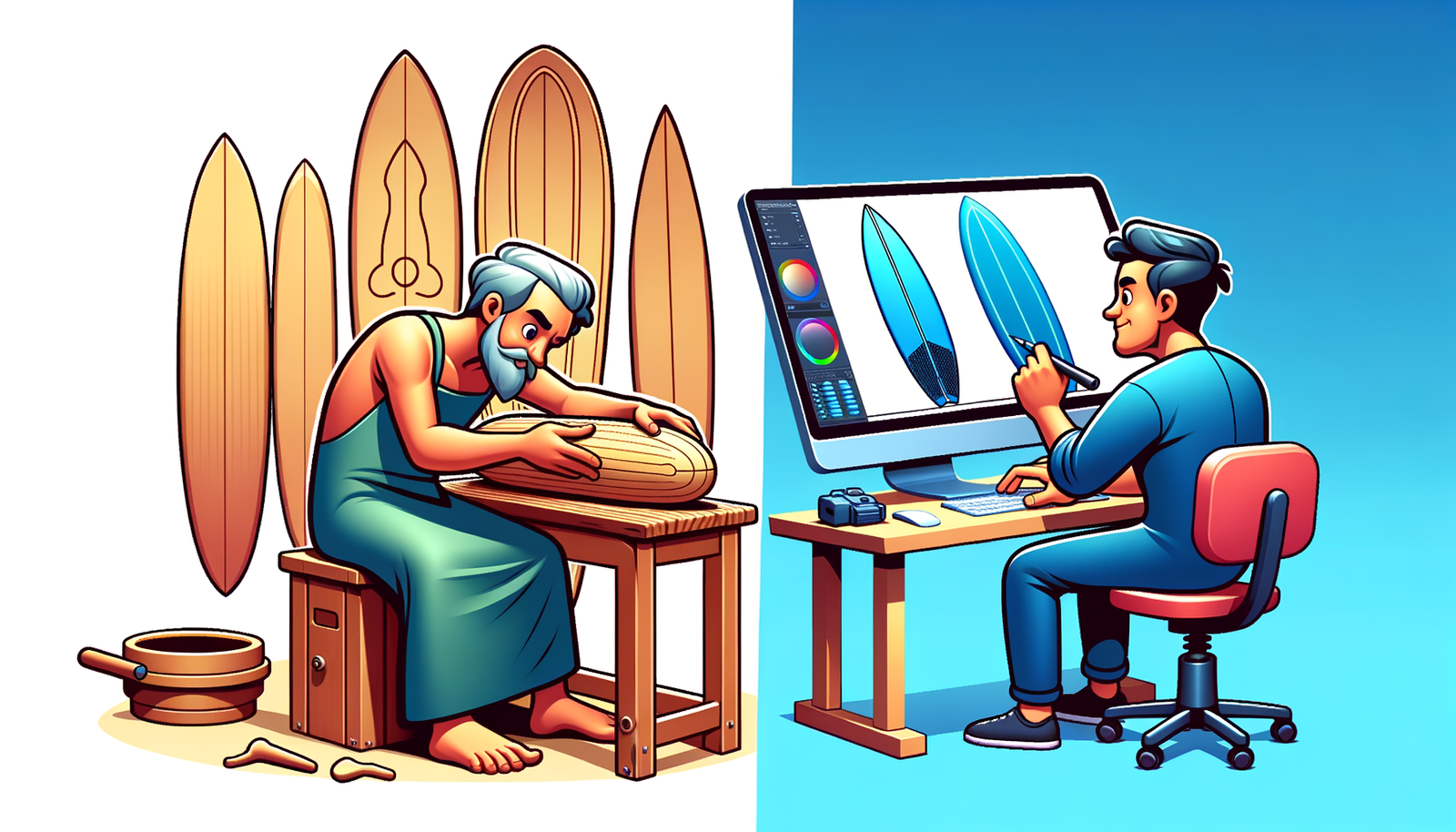 Design Software History: The Evolution and Impact of Design Software in the Surf Industry