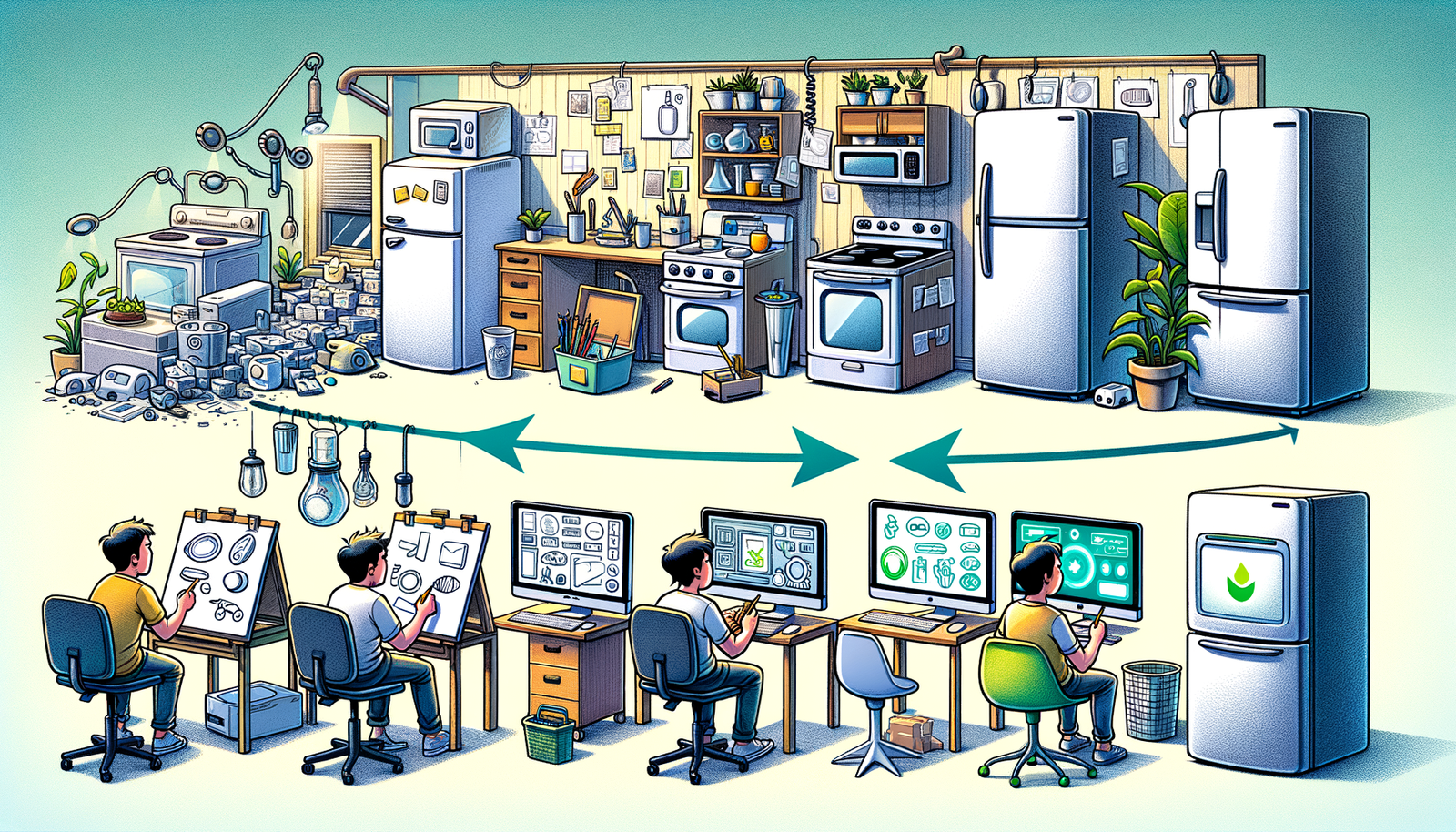 Design Software History: The Evolution of Digital Design in Home Appliance Manufacturing: From Hand-Drawn Concepts to Smart, Sustainable Solutions