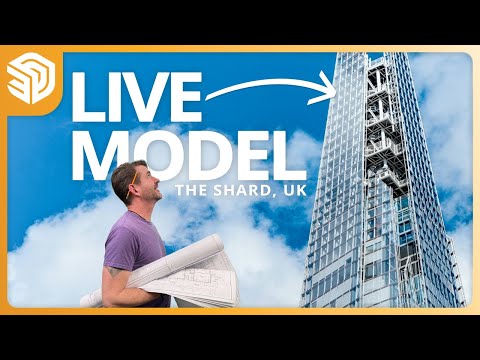 Modeling The Shard, UK’s super-tall skyscraper | SketchUp LIVE