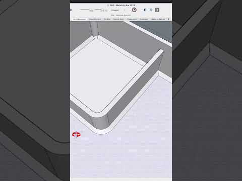 Scaling Solves Small Problems  #sketchup #tutorial #shorts
