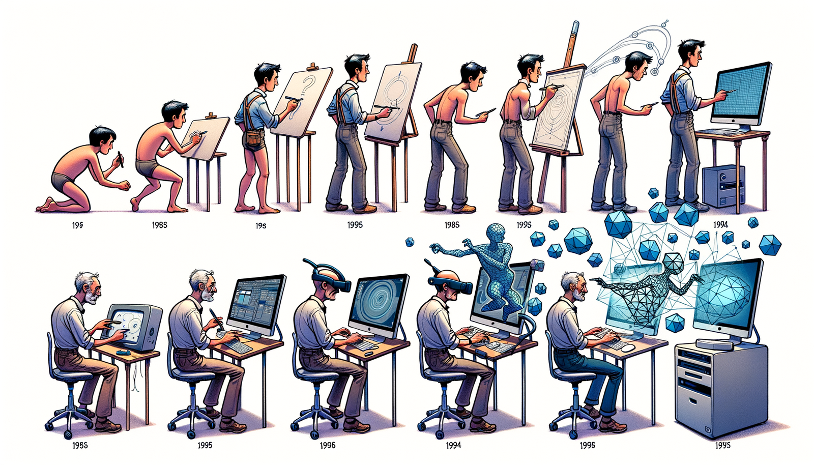 Design Software History: Foundational Challenges and Innovations in Computer-Aided Design: The Evolution of Geometric Modeling and Its Impact on Modern Design Practices