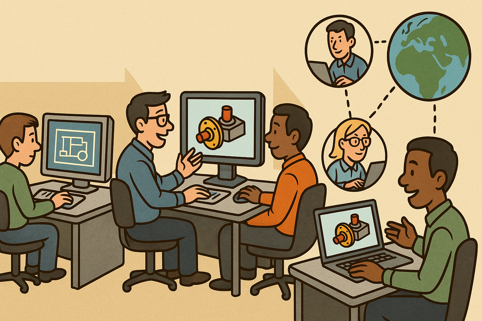Collaborative Design Technology Design Software History: The Evolution of Collaborative CAD: From Isol