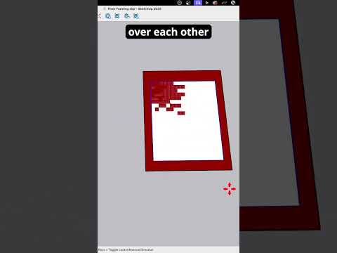 Quick fix for Z fighting #sketchup