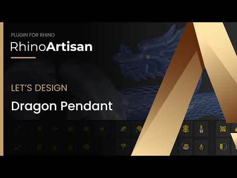 Let's Design a Dragon Pendant | RhinoArtisan
