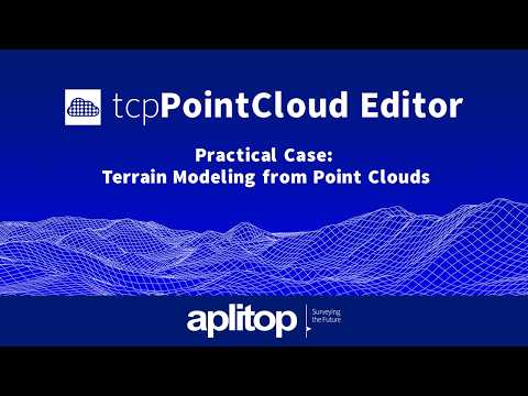 Terrain Modeling from Point Clouds | tcpPointCloud Editor