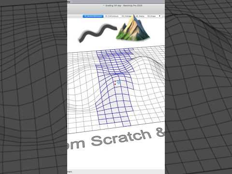 the KEY to precise terrain in SketchUp