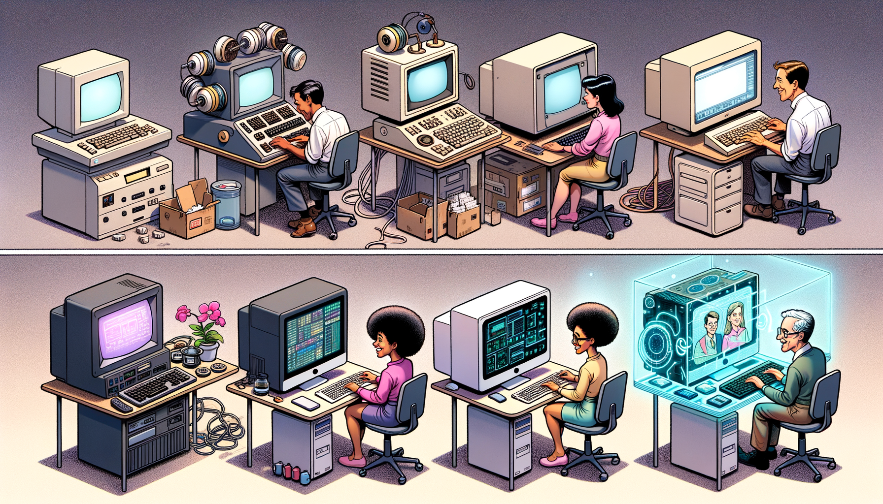First Ever Rendering Software Design Software History: The Evolution of Rendering: From Single Proce