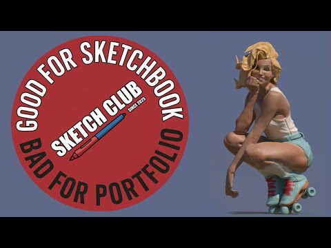 Good For Sketchbook Bad For Portfolio - SketchClub - Deryck #002