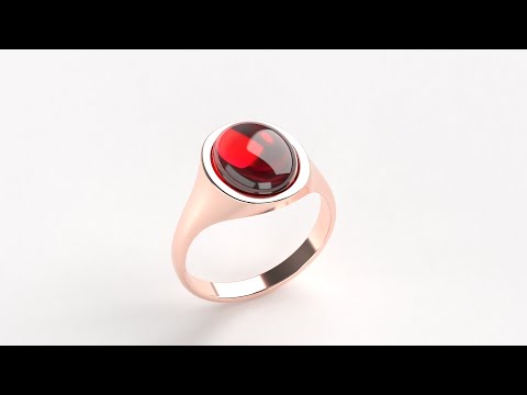 Speed Modeling: Cabochon Ring in 1 Minute