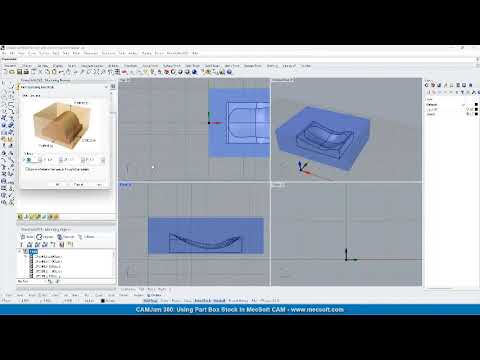 CAMJam #360: Using Part Box Stock in MecSoft CAM