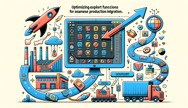 Optimizing Export Functions in Design Software for Seamless Production