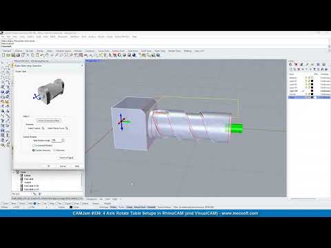 CAMJam #336: 4 Axis Rotate Table Setups