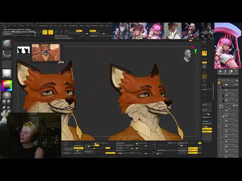 Creating Fur in Zbrush  – Chloe Worthy