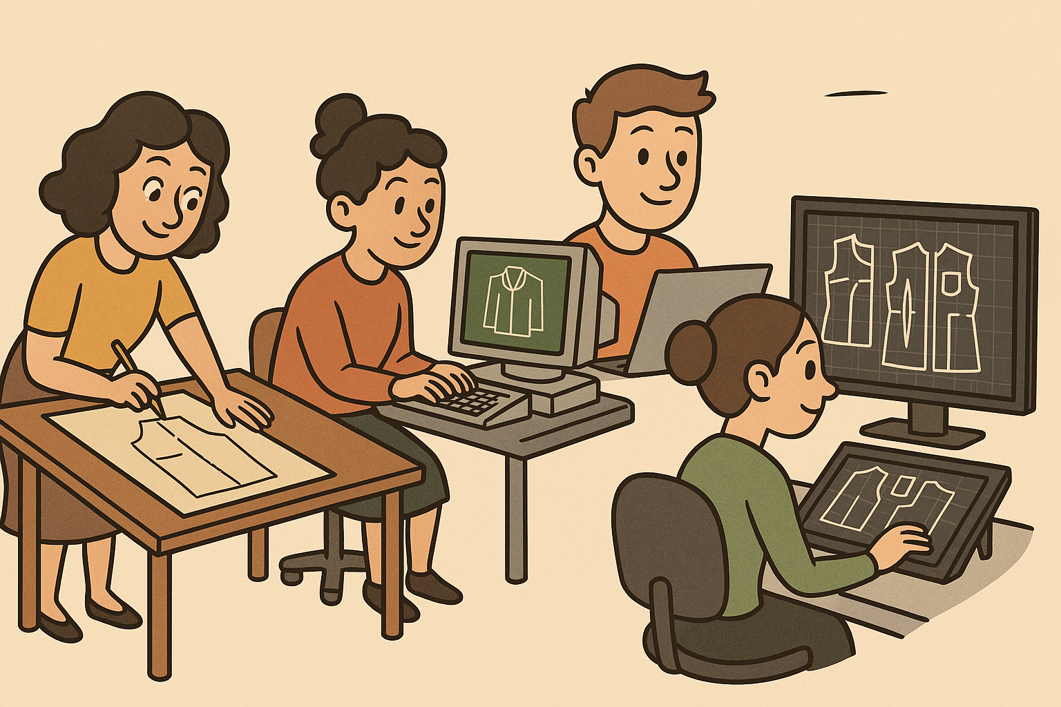 Design Software History: Evolution of Digital Pattern Making: From Man