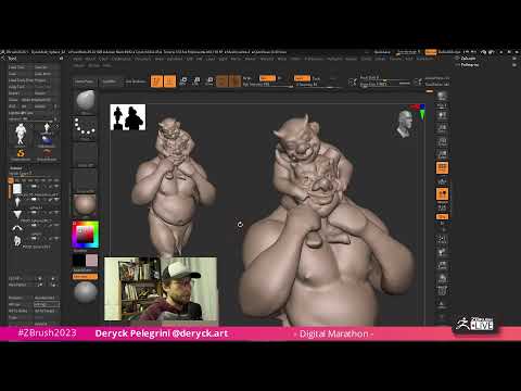 Digital Marathon – Deryck Pelegrini – ZBrush 2023