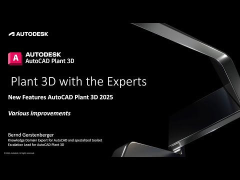 Autocad Future New Features 2025: Various Improvements | AutoCAD Plant 3D