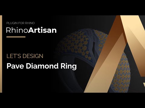 Tutorial: Automatic Pavé with RhinoArtisan