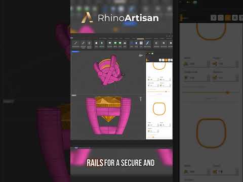 Stud Earring #rhinoartisan #design  #ring #3d #3dmodeling