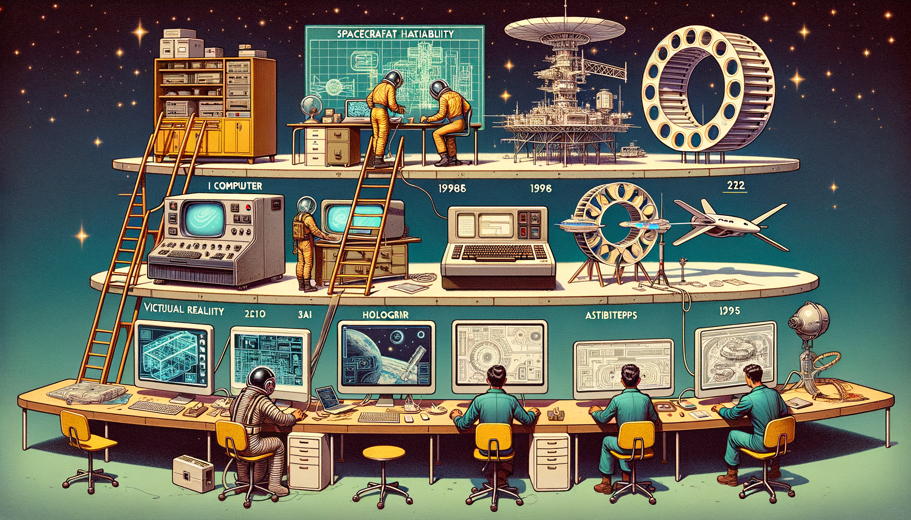 Design Software History: Evolution of Design Software in Spacecraft Habitability: From Early Challenges to Modern Innovations and Future Trends in Space Exploration Design Technologies