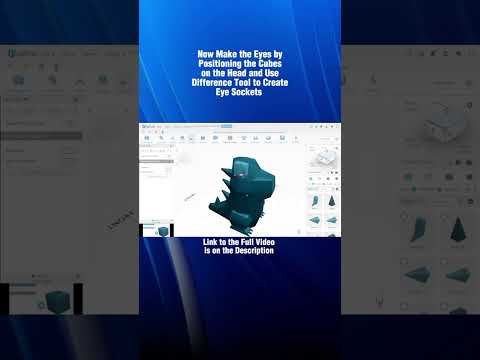 How to 3D Design a Totodile Using SelfCAD