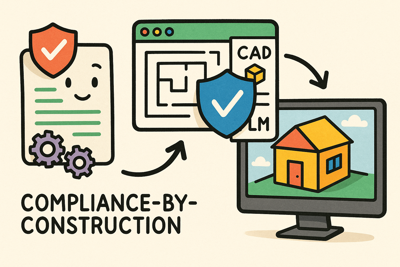 Compliance-by-Construction: Embedding Executable Regulatory Rules into CAD, BIM, and PLM