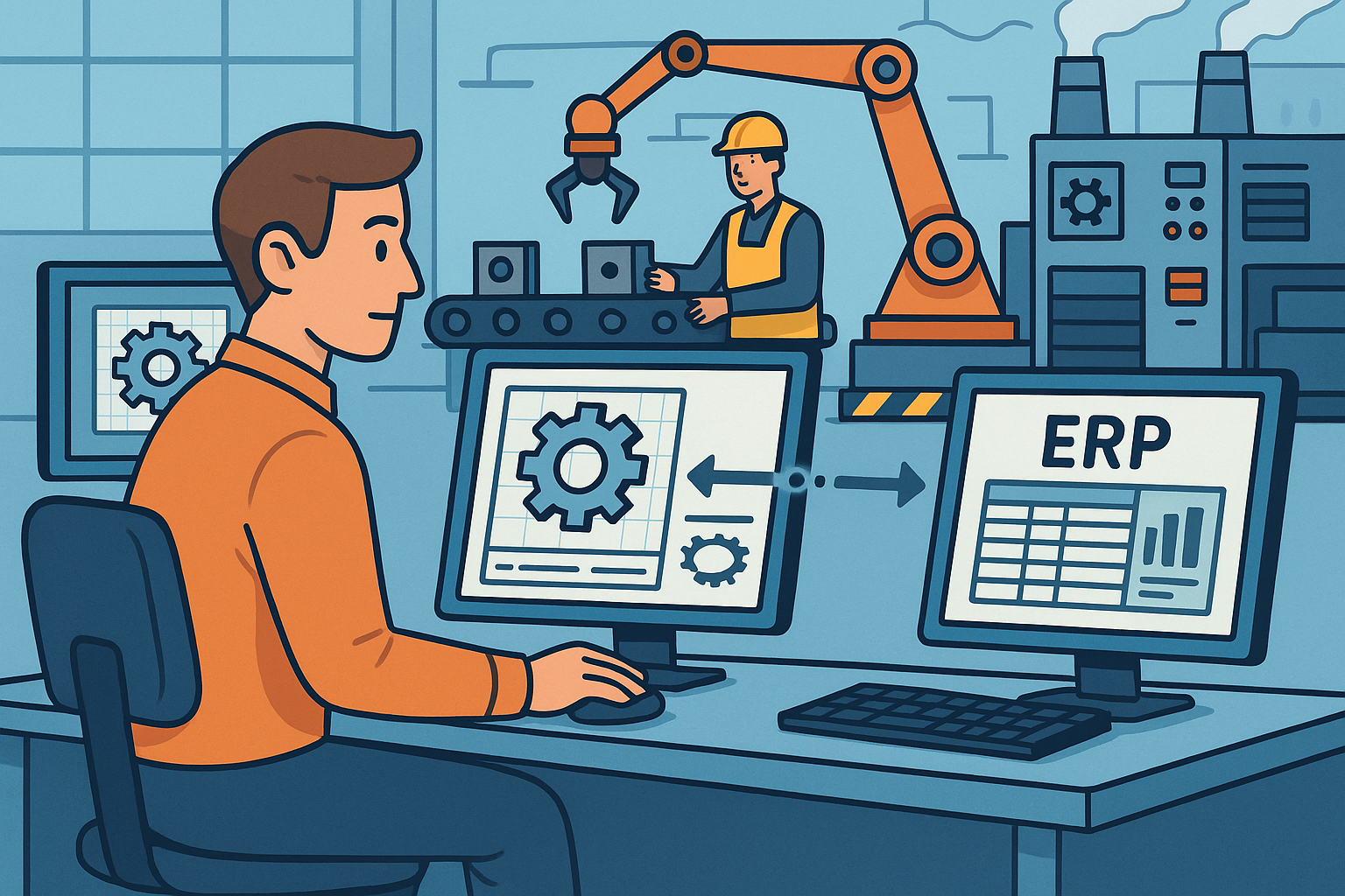 Enhancing Operational Efficiency: Integrating CAD and ERP Systems in Manufacturing