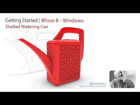 Getting started Rhino 8 windows - watering can build