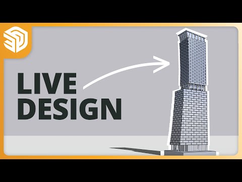 3D Modeling the Tallest Building in Texas LIVE