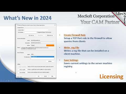 Cam License CAMJam #383: Licensing Enhancements in MecSoft CAM 2024
