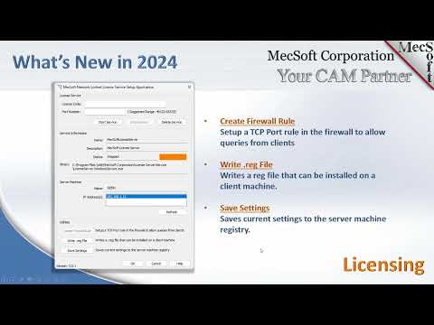 CAMJam #383: Licensing Enhancements in MecSoft CAM 2024