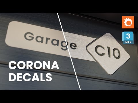 Affect only particular channels with a Corona Decal in 3ds Max