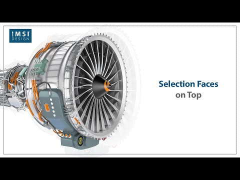 What's New in TurboCAD® 2024 - Selection Faces on Top