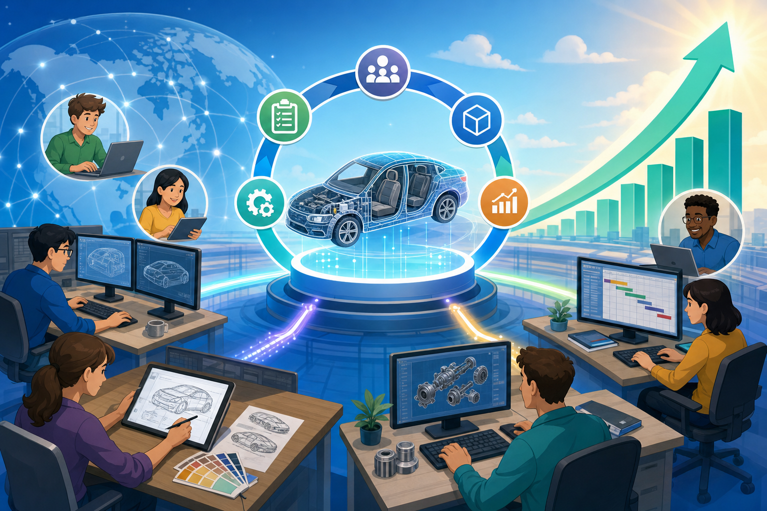 Design Software History: Concurrent Product Development and the Rise of PLM
