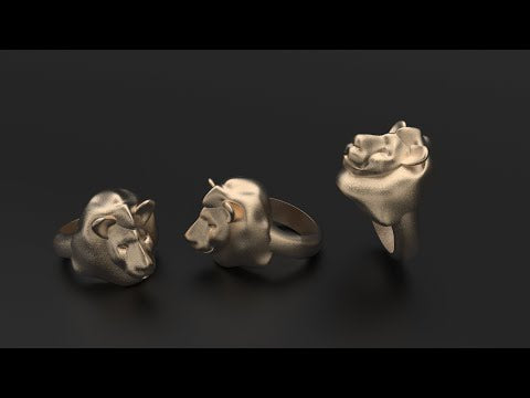 Creating a Stunning Lion Ring in RhinoArtisan | SubD Speed Modeling