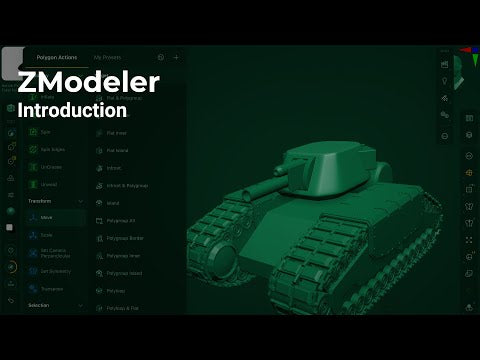 ZBrush for iPad - ZModeler Introduction