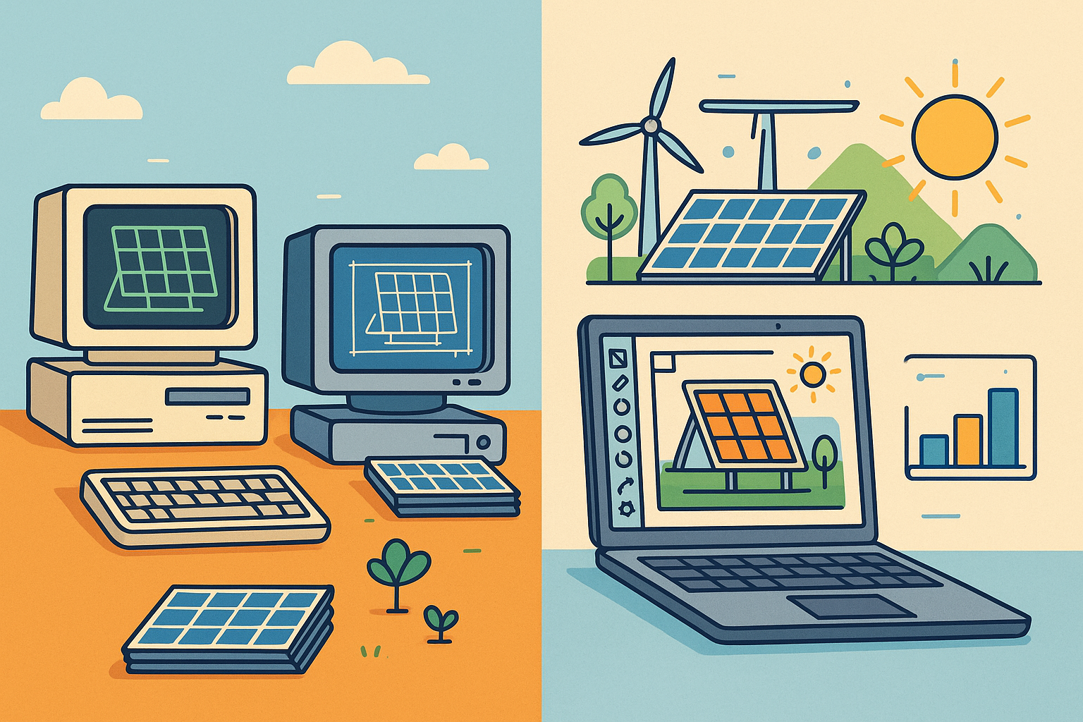 Design Software History: Evolution of Design Software: Milestones in CAD Development for Renewable Energy and Solar Panel Manufacturing