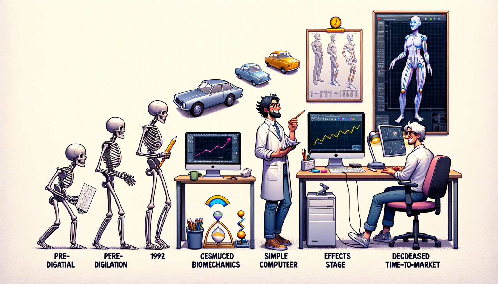 Design Software History: Evolution and Impact of Biomechanics Simulation in Computer-Aided Engineering