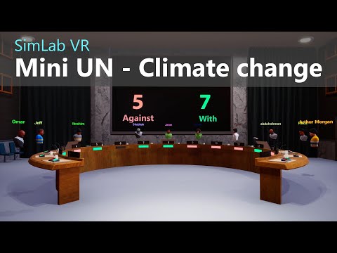 Mini UN VR experience (climate change vote)