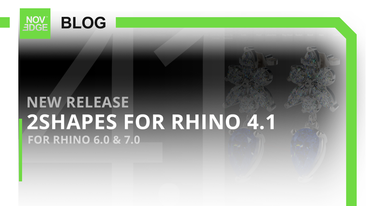 The New 2Shapes 4.1 for Rhino Update Might Just Have What Your Jewelry Design Needs!