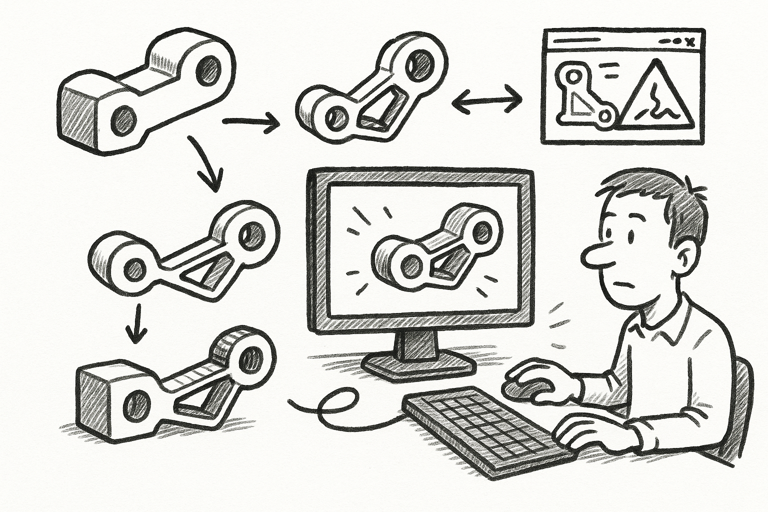 Mastering Rapid Prototyping with PTC Creo: Harnessing Skeleton Models, Parametric Variants, and Real-Time Simulation for Streamlined Design and Additive Manufacturing