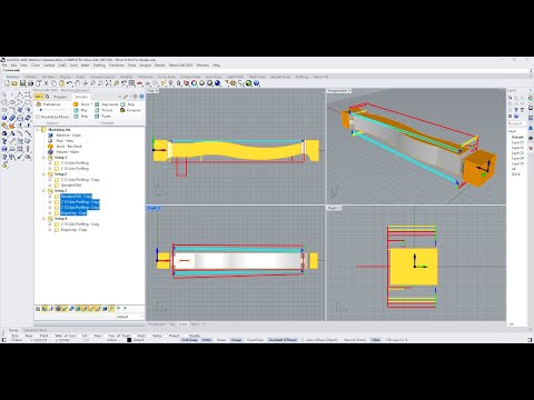 2½ Axis Operations within Indexed 4 Axis CAM Setups