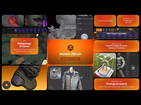 ZBrush 2026.1 is OUT NOW - See What's New!