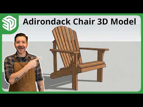 Modeling an Adirondack Chair in SketchUp