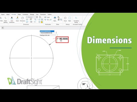 Create Radius Dimension for a Circle at Angle Using Command Window